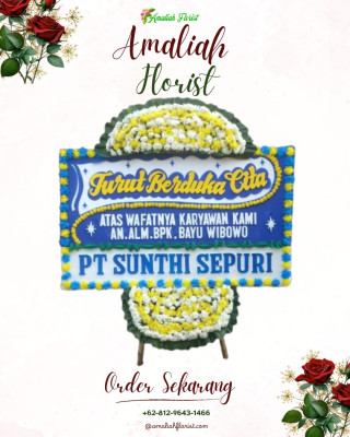Papan Bunga Duka di Linggajaya