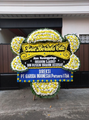 Papan Bunga Duka di Linggajaya