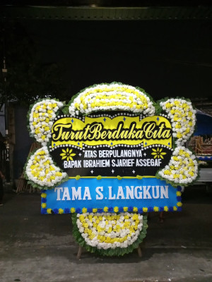 Papan Bunga Duka di Linggajaya