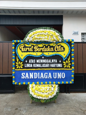 Papan Bunga Duka di Linggajaya